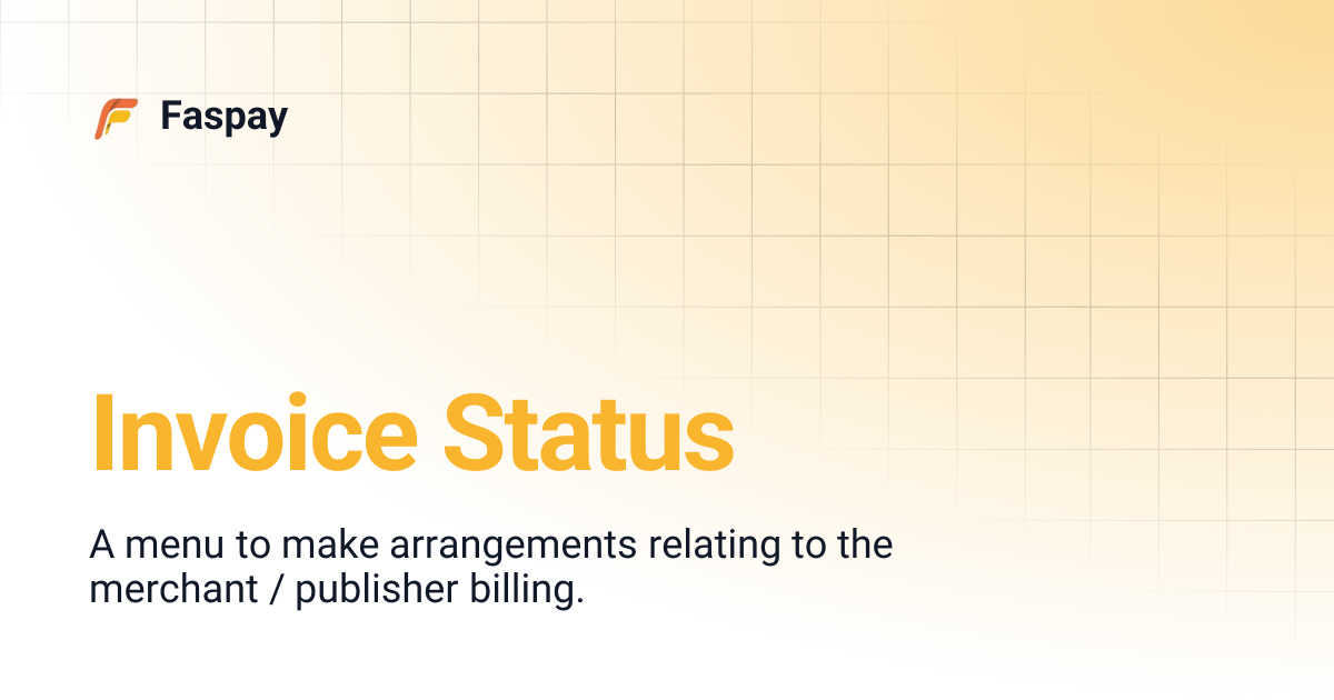 Invoice Status | Faspay